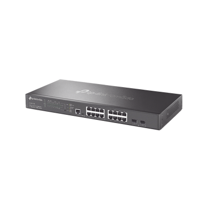 Switch L2+ Omada PoE+ / 16 Puertos MultiGigabit 2.5G / 8 Puertos 2.5G Sin PoE / 8 Puertos PoE+ 2.5G / 2 Puertos SFP+ 10G / Administración Centralizada Omada o Stand-Alone / Multicast IGMP / Presupuesto PoE 240W / Montaje en Rack