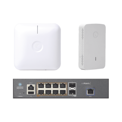 Starter Kit Wi-Fi Empresarial de 1 Access Point PLE410, 1 Access Point PLE425 y 1 Switch PoE EX1010P