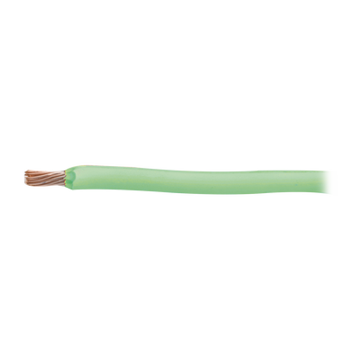 (SLY303) Cable 8 awg  color verde,Conductor de cobre suave cableado. Aislamiento de PVC, autoextinguible. (Venta por Metro)