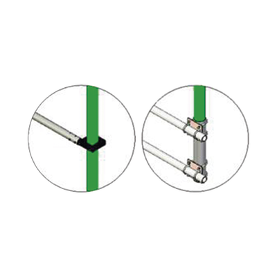 Montaje Lateral Ajustable en Kit para Antenas de 8.89 cm de Diámetro a 228 cm de Distancia-Torre.