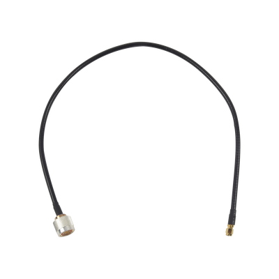 Cable LMR-240 de 60 cm con conectores N Macho y SMA Macho Inverso.