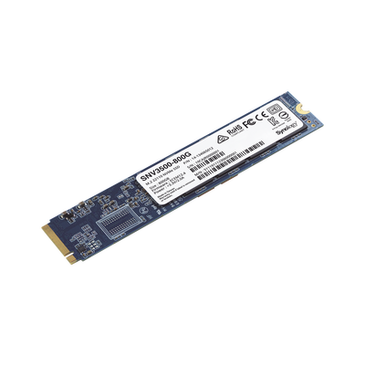 SSD 800GB NVMe M.2 22110, diseñada para Synology NAS con ranuras M.2 integradas