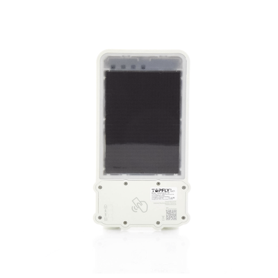 Rastreador satelital 4G LTE /Candado inteligente de seguridad para cajas de tractocamión / carga solar / desbloqueo local (RFID) y remoto / fijación magnética / alarma anti sabotaje/ Batería de 14,400 mAh