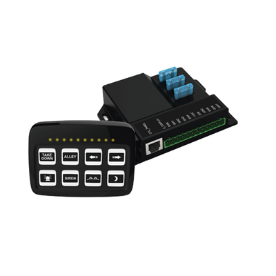 Controlador Universal de 8 interruptores, 12-24 Vcd con Montaje Fijo y de Succión