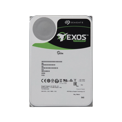 Disco Duro 3.5" 10TB Exos / 7200 RPM / SAS / Alto Rendimiento / Recomendado para DS-A82024D