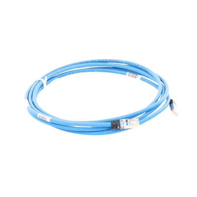 Patch Cord Cat6A, Blindado S/FTP, CM/LS0H, 10ft, Color Azul