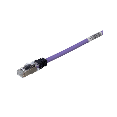 Patch Cord Cat6A, Blindado S/FTP, CM/LS0H, 10ft, Color Violeta