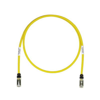 Patch Cord Cat6A, Blindado S/FTP, CM/LS0H, 17ft, Color Amarillo