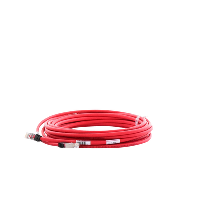 Patch Cord Cat6A, Blindado S/FTP, CM/LS0H, 25ft, Color Rojo