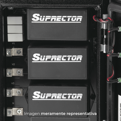 Supresor de Pico Clase B con Voltaje de Operación 127/220 Vca, 1 Fase, 120 KA.