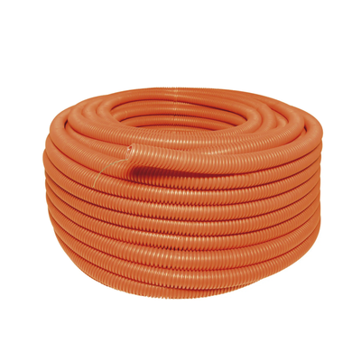 Manguera flexible Reforzada 1/2" x 100 m /Polietileno Alta Densidad HDPE/ Con guía /Resistente a Intemperie.