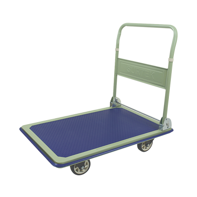 Carro Plataforma con capacidad 300 Kg / Base metálica resistente con protección plástic / 4 Ruedas TPR duraderas."