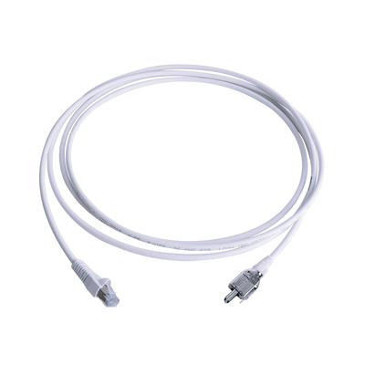 Patch Cord TERA Cat5e 10/100BASE-T, de 2 pares y conector modular, LS0H, Color Blanco, 2 metros