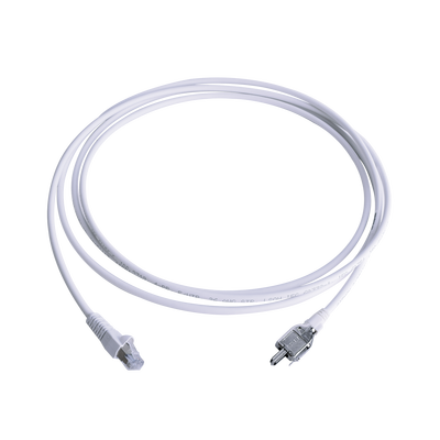 Patch Cord TERA Cat5e 10/100BASE-T, de 2 pares y conector modular, LS0H, Color Blanco, 3 metros