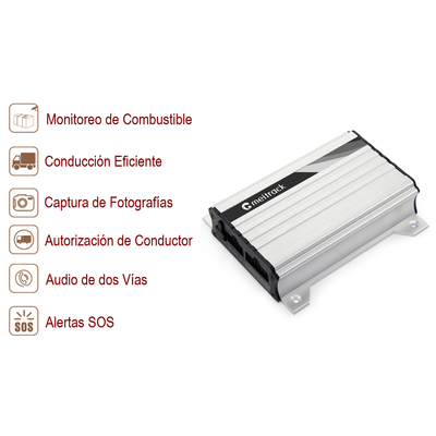 Robusto y Confiable Localizador Vehicular 3G Con Antenas Externas, múltiples entradas y salidas (opción para audio bidireccional y cámara fotográfica), Carcasa de Aluminio para Lugares Con Altas Temperaturas.