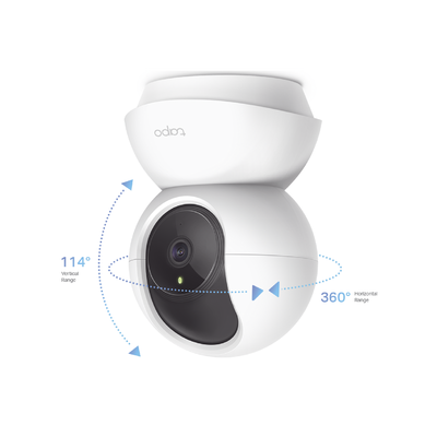 Cámara IP Wi-Fi para hogar, 2 megapixel, audio doble vía, visión nocturna, notificación Push, acepta memoria Micro SD de para grabación.