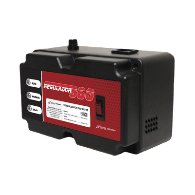 Regulador de Voltaje TOTAL GROUND de 450VA/360 Watts, 480 Joules de Protección L-N, L-G y N-G.