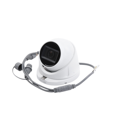 Turret TURBOHD 2 Megapixel (1080p) / Gran Angular 106° / Lente 2.8 mm / Audio por Coaxitron / 30 mts IR EXIR / Exterior IP66 / 4 Tecnologías / dWDR