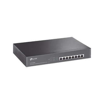 Switch Gigabit PoE+ no administrable de 8 puertos 10/100/1000 Mbps, para escritorio