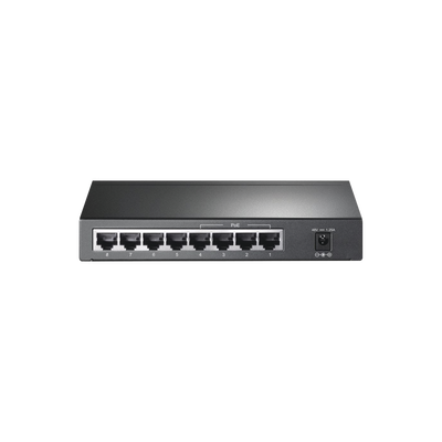 Switch Gigabit PoE+ no administrable de 8 puertos 10/100/1000 Mbps, solo 4 puertos PoE, para escritorio