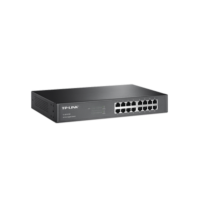 Switch Gigabit no administrable de 16 puertos 10/100/1000 Mbps para escritorio/rack