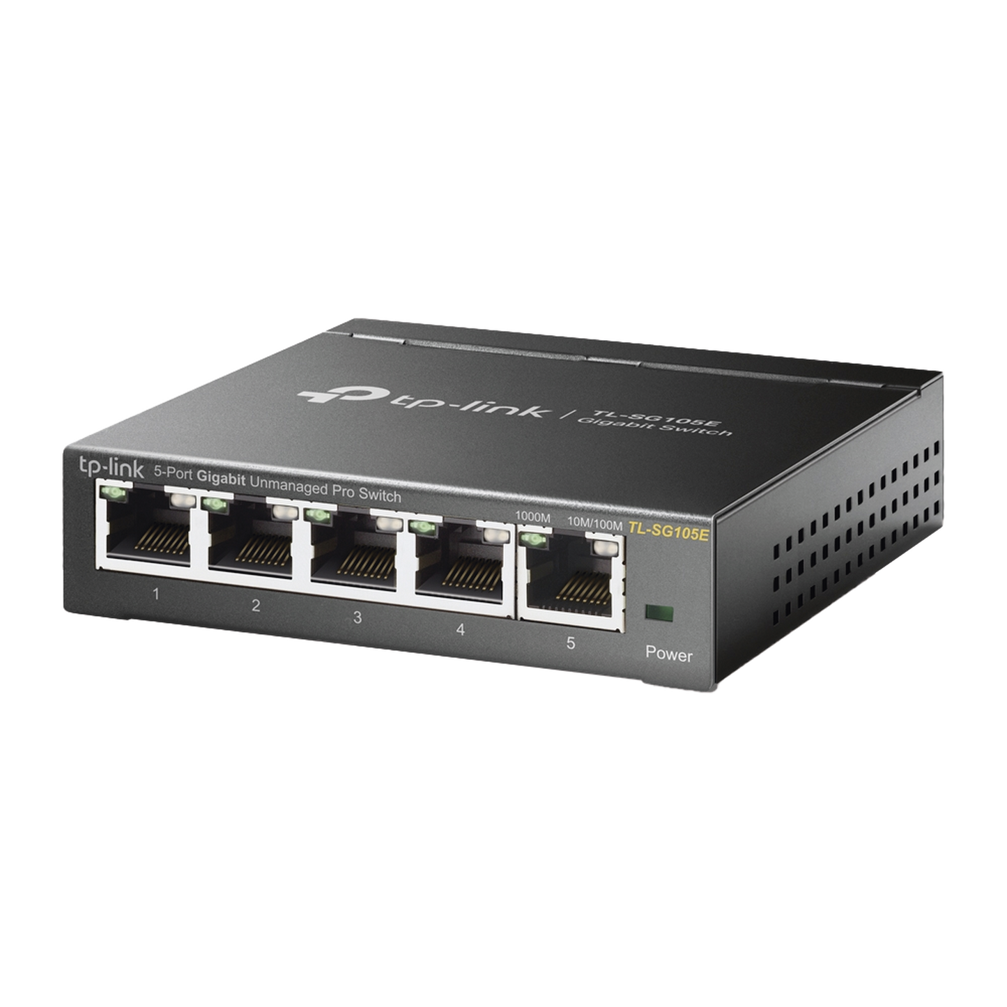 Switch Escritorio Easy Smart de 5 puertos 10/100/1000 Mbps / IGMP para Vigilancia / Calidad en el Servicio (QoS) / Gestión GUI