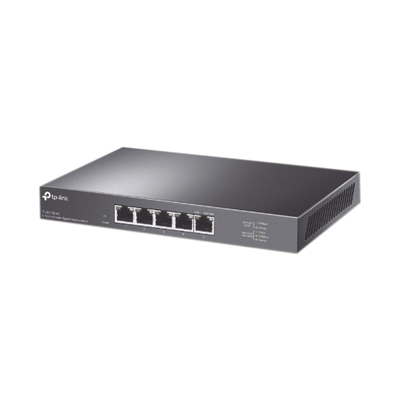 Switch Gigabit no administrable de 5 puertos 100 Mbps/ 1 Gbps/ 2.5 Gbps ideal para WiFi 6