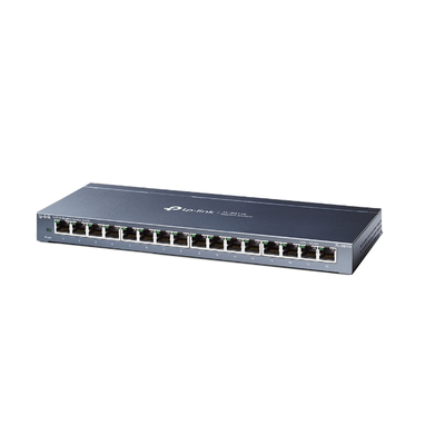 Switch Gigabit no administrable de 16 puertos 10/100/1000 Mbps para escritorio