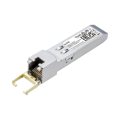 Transceptor mini-GBIC SFP RJ45 / Admite 1000BASE-T / Hasta 100 metros / Conector RJ45 (1G)