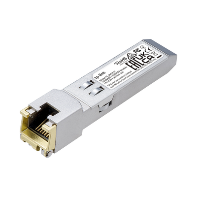 Transceptor mini-GBIC SFP RJ45 / Admite 1000BASE-T / Hasta 100 metros / Conector RJ45 (1G)