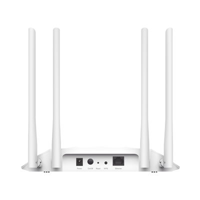 Router Inalámbrico WISP, 2.4 GHz, 300 Mbps, 3 antenas externas omnidireccional 5 dBi, 4 Puertos LAN 10/100 Mbps, 1 Puerto WAN 10/100 Mbps, IPTV, IPV6