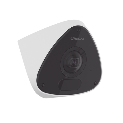 Cámara IP Antivandálica 3MP para Esquina con IA / Lente 2.39 mm 128° / H.265 & WiseStream II / Exterior IP66 / IK10+ / PoE