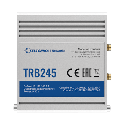 Gateway Industrial LTE M2M (Cat 4), puertos Serial RS232/RS485