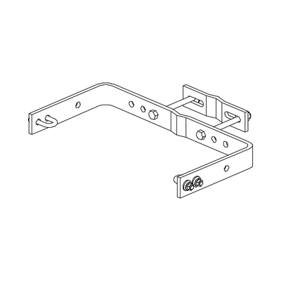 Escalera Exterma Sólida de 3 metros para Secciones 1 a 12 de Torres Super Titan (Incluye 3 Herrajes Sujetadores).