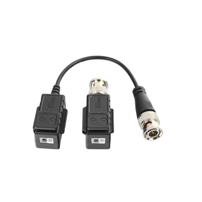 Kit de Transceptores (Baluns) con Terminal PUSH SUPERIOR, Resolución 4K , Cable flexible COAXIAL Blindado / COAXITRON / AUDIO POR COAXITRON / Menu OSD /Conector 100% COBRE / protección TVS, Calidad PREMIUM