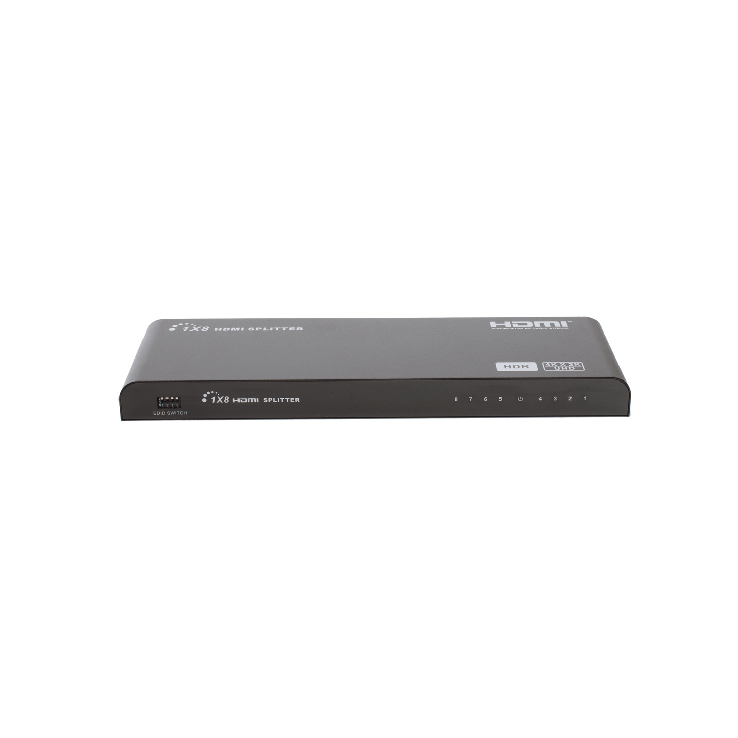 Divisor (Splitter) HDMI 4K de 1 Entrada a 8 Salidas (Simultaneas) / Soporta 4K×2K / Ajuste de resoluciones EDID / HDR / HDMI 2.0 /  HDCP 2.2  / Permite mezclar pantallas en 4K y 1080P