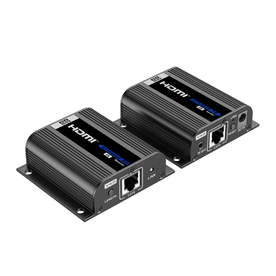 Kit Extensor HDMI para distancias de 50 metros / Soporta resoluciones 4K / Cat 6, 6a y 7 / Salida Loop en el Tx para visualización local /  Configuración EDID / Soporta control remoto del equipo fuente / Alimente solo el Tx