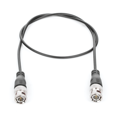 Cable Coaxial Armado con Conector BNC (Video) / Longitud de 0.6 mts / Optimizado para Cámaras 4K / Uso en Interior