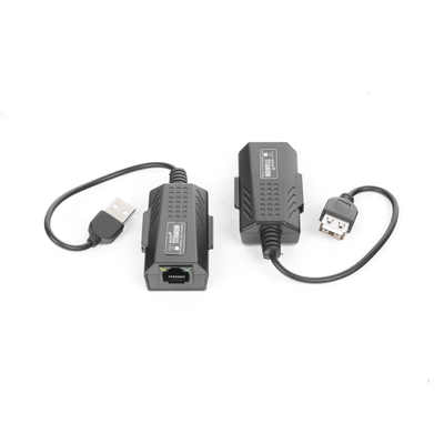 Kit extensor USB por cable UTP Cat 5 / 5e / 6 para Distancias de Hasta 50 Metros / Versión 2.0