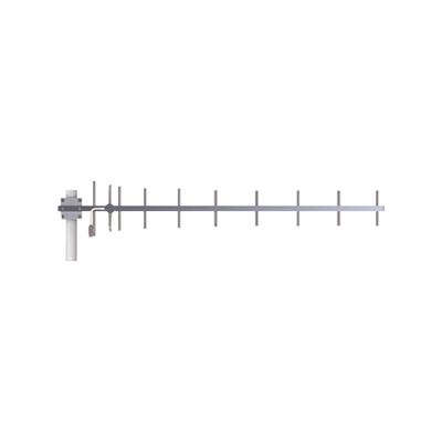 Antena Yagi para exterior para 14 elementos, frecuencia 824-896 MHz, ganancia 16 dBi, conector N-hembra.