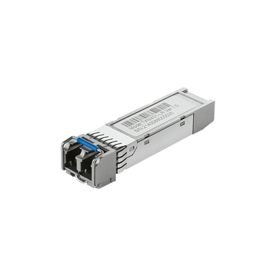 Transceptor mini-GBIC LR-SFP+ duplex Monomodo 10 G base, Distancia hasta 10 Km, conector LC