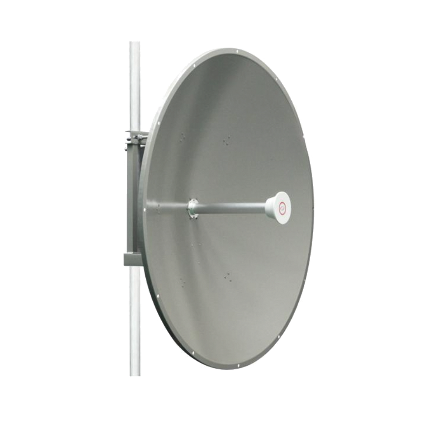 Antena direccional de 4 ft, 5.1 a 7.1 GHz, Ganancia 36 dBi, Conectores RP-SMA Hembra, Polarización doble, incluye montaje para torre o mástil
