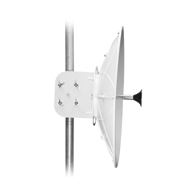 Antena direccional para AF11, Doble polaridad, 10 a 11.7 GHz, 2 ft, Alta ganancia en 34 dBi, Montaje incluido