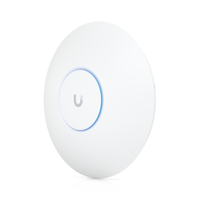 Punto de Acceso UniFi WiFi 6E Enterprise, alta densidad, hasta 600 usuarios, Mu-MIMO 4x4, bandas 2.4/5/6 Ghz, (1) puerto RJ45 2.5G (POE+)