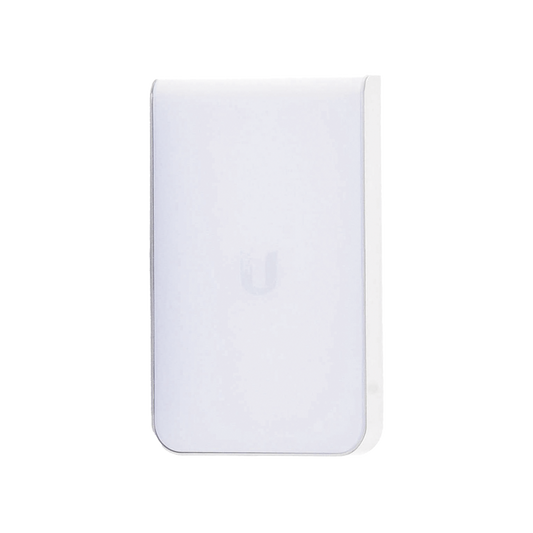 Access Point UniFI doble banda cobertura 180º, MI-MO 2x2 diseño placa de pared con dos puertos adicionales, hasta 100 usuarios Wi-Fi