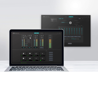 Mezclador de audio para pódcast con IA | MicLIVE™ de 6 canales