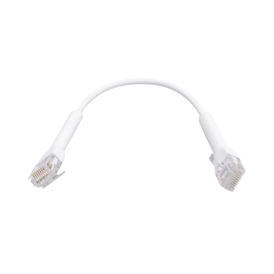 UniFi Ethernet Patch Cable Cat6 de 22 cm, color blanco