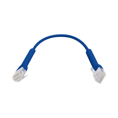 UniFi Ethernet Patch Cable Cat6 de 22 cm, color azul