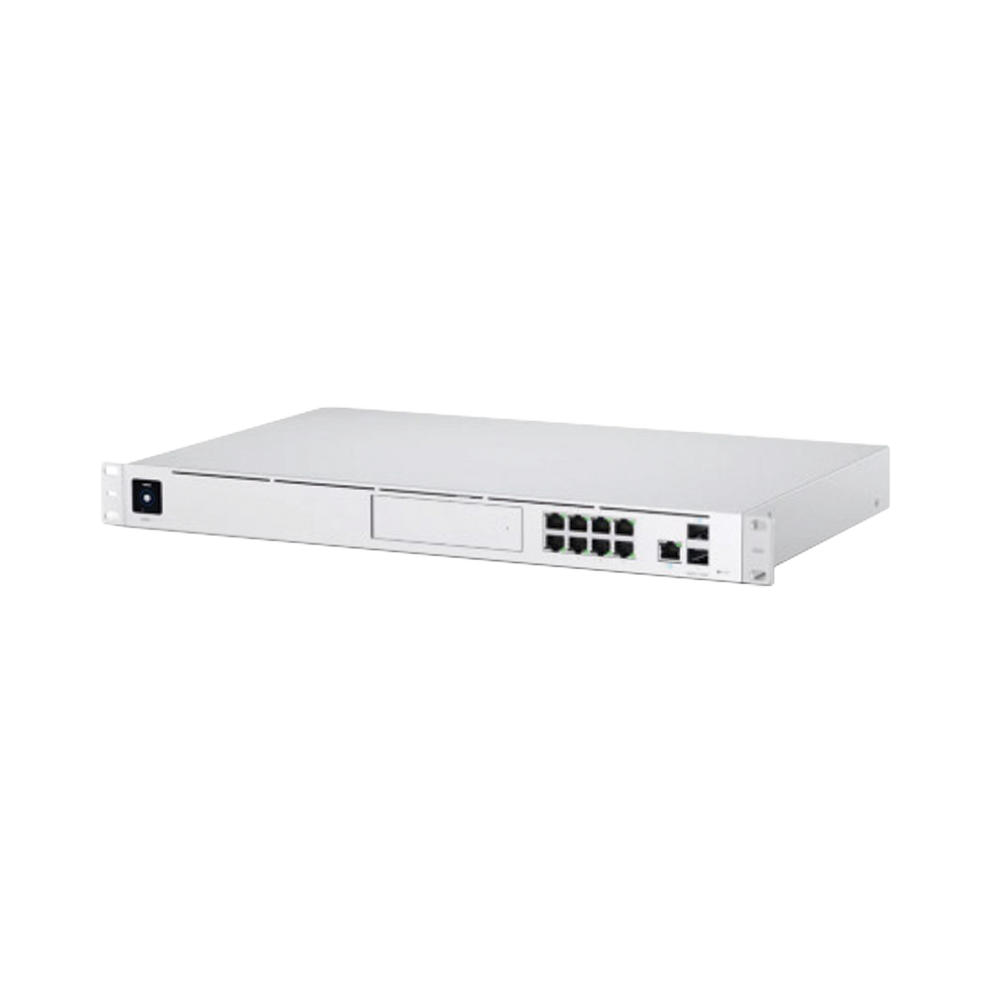 UniFi OS Console: Dream Machine Pro, con 1 puerto WAN Gigabit RJ45, 1 puerto WAN 10G SFP+ / 8 puertos LAN Gigabit RJ-45, y una bahía de HDD 3.5" (No incluye HDD), Integra todas las aplicaciones UniFi