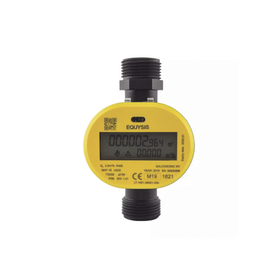 Medidor de flujo de agua con tecnología LoraWAN para tubería de 1/2 pulgada